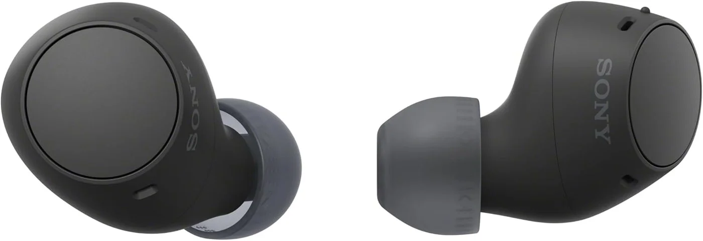 Sony WF-C510 Auriculares Bluetooth intrauditivos, hasta 22 Horas de batería, conexión multipunto, micrófono y Resistencia al Agua, Color Negro