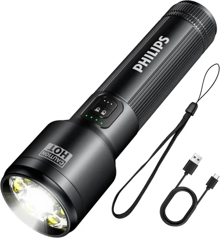 PHILIPS SFL2152 Linterna LED Táctica 1900LM Recargable