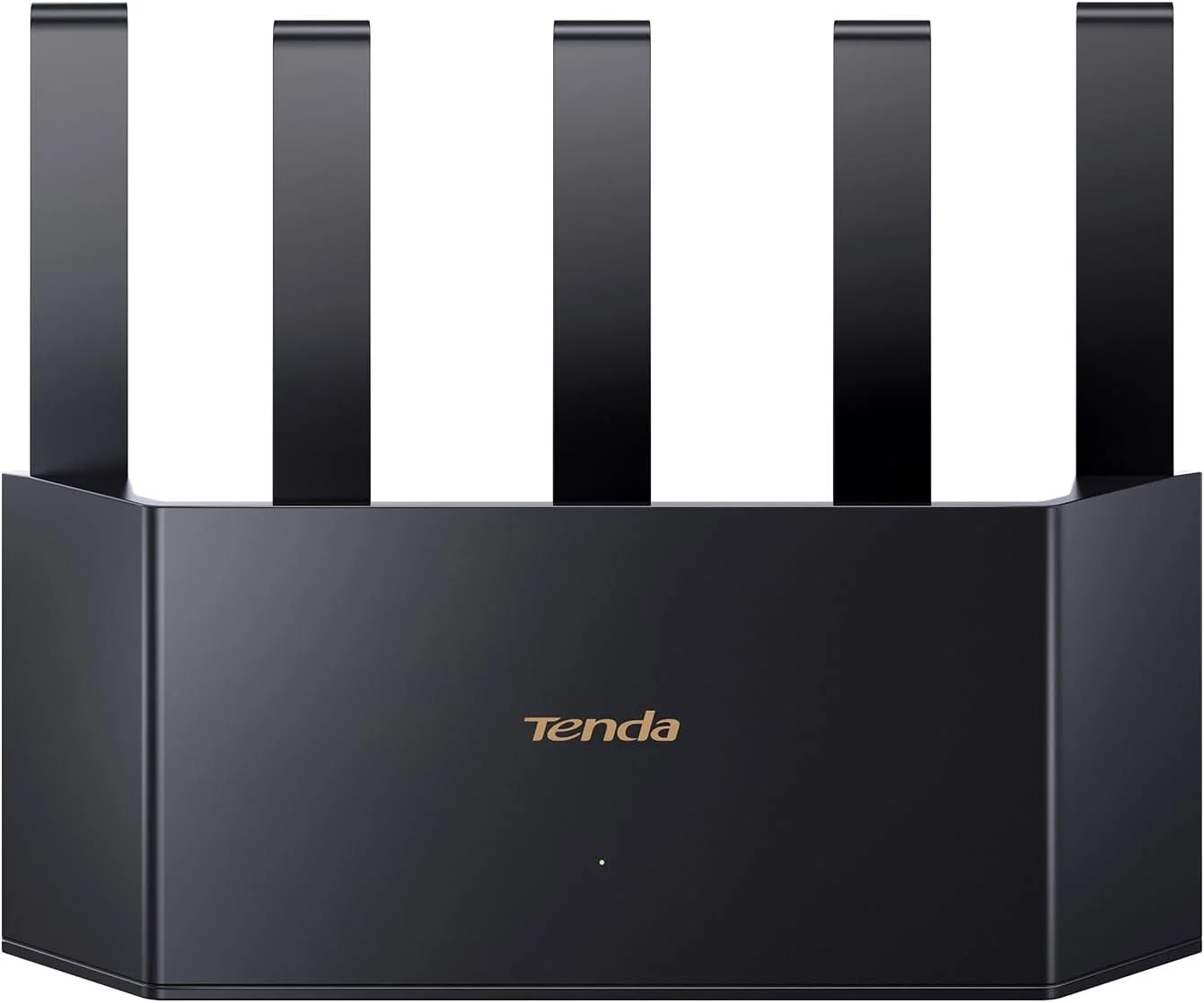 Tenda Router RX12L Pro WiFi 6 AX3000 WiFi de Doble Banda, 5 Antenas de 6dBi, 4 Puertos Gigabit, Diseño Vertical, Compatible con WPA3 y VPN