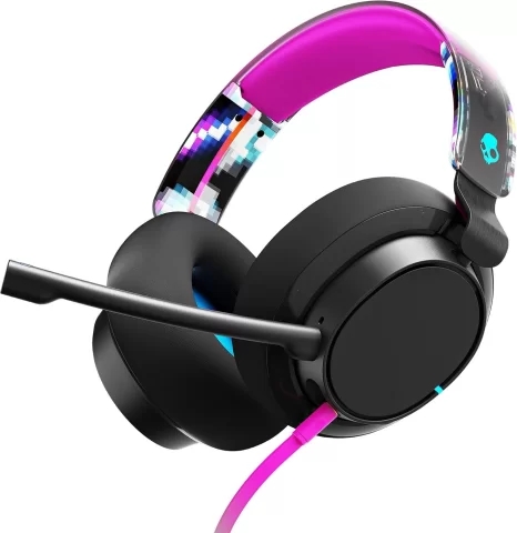 Audífonos Gaming Skullcandy SLYR PRO Over-Ear Multiplataforma, Enhanced Sound Perception, Micrófono con IA, Compatibles con Xbox, Playstation y PC, Negro