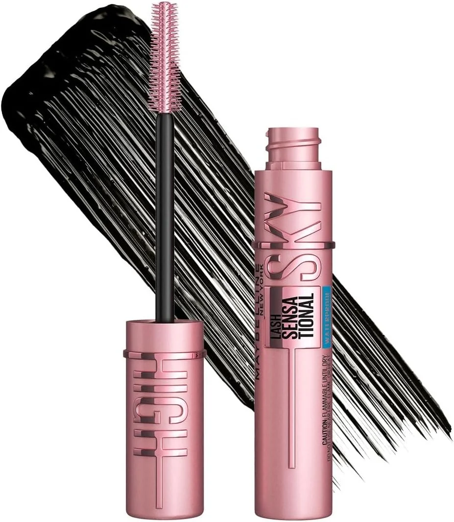 Maybelline Sky High Máscara de Pestañas, Longitud y Volumen 12H, WP, 6Ml