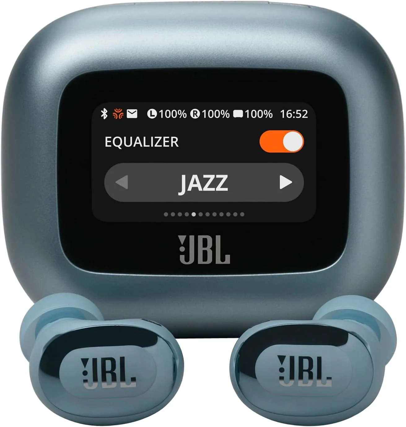 JBL Live Buds 3 Audífonos Inalámbricos NC Bluetooth, Drivers de 10mm, Reproducción 40 Horas, Pantalla Táctil - Azul