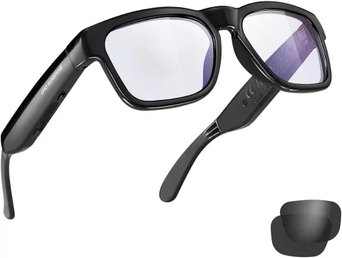 OhO sunshine Gafas Bluetooth Oho, Control De Voz Y Estilo Abierto para Escuchar Música Y Llamadas, Lentes con Protección Uv400.