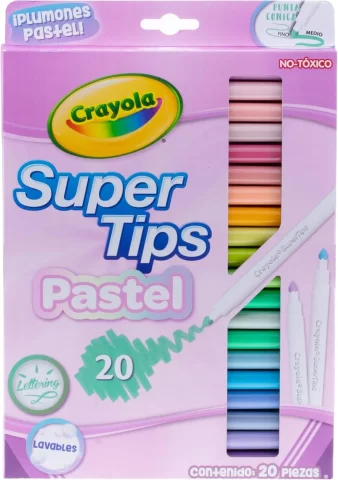 Crayola 20 SUPER TIPS PASTEL?