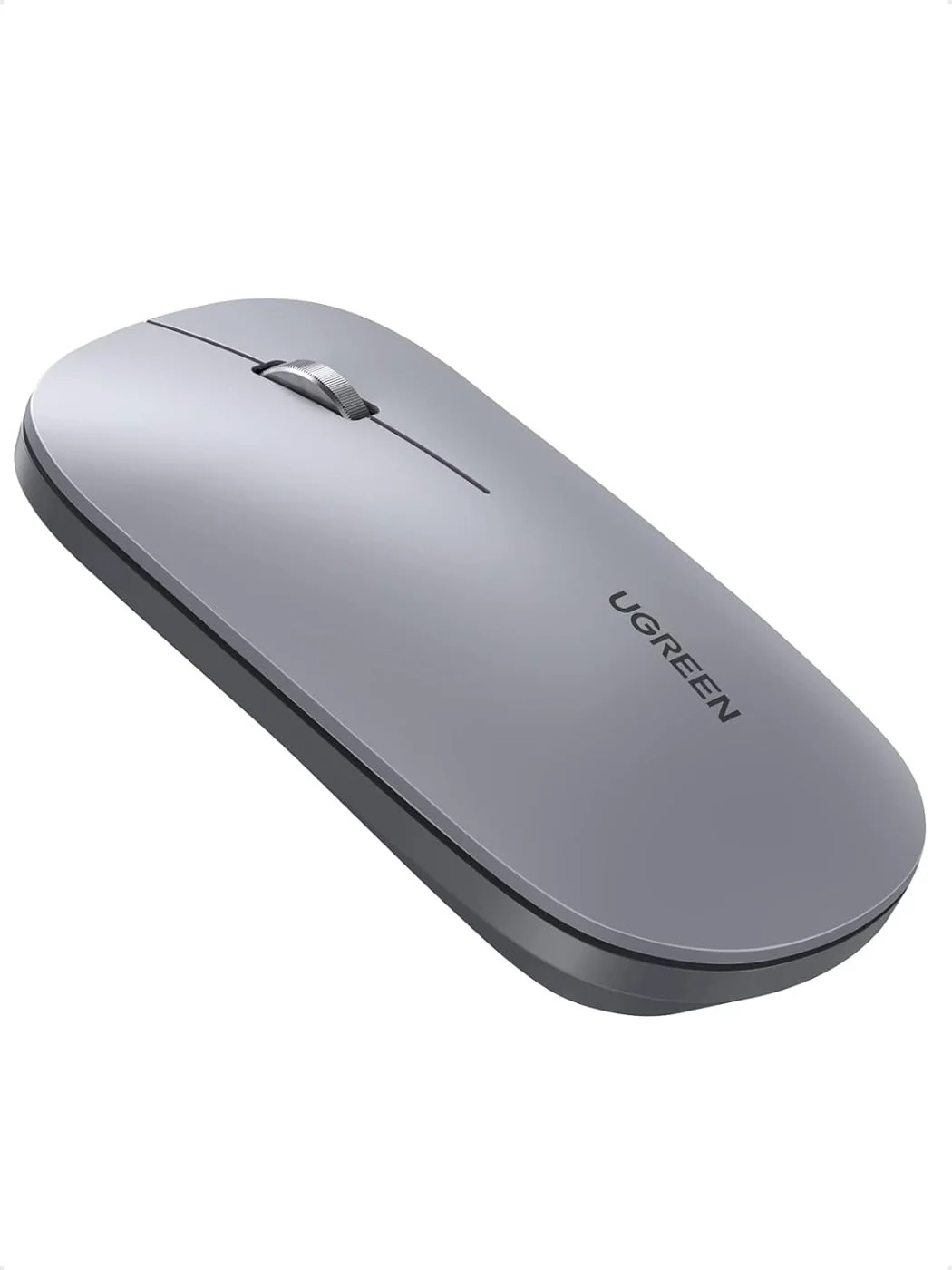 UGREEN Mouse Inalámbrico Bluetooth & 2.4G, Silencioso, Compacto y Portátil